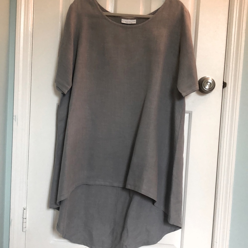 Bryn Walker linen short sleeve tunic